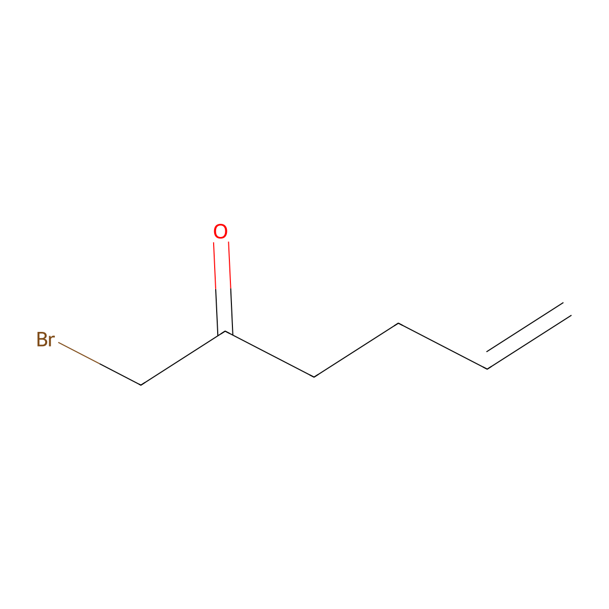 1-Bromohex-5-en-2-one molecular structure, CAS 145967-22-2