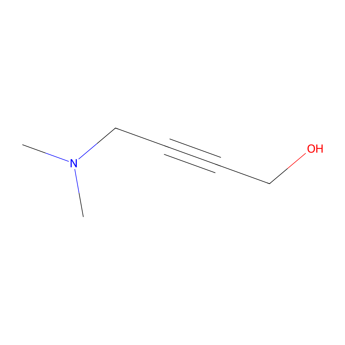 4-(Dimethylamino)but-2-yn-1-ol molecular structure, CAS 14597-26-3
