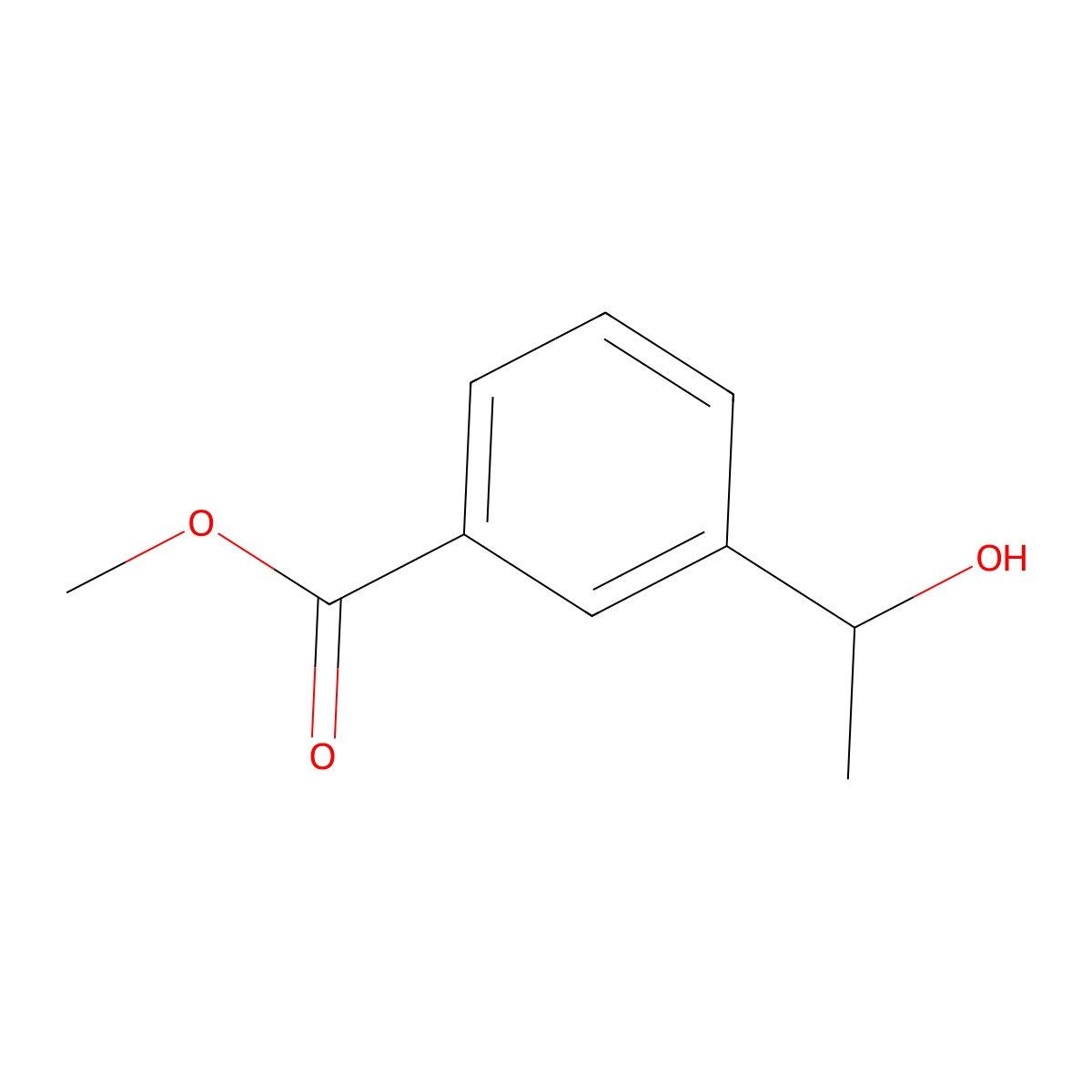 Methyl (S)-3-(1-hydroxyethyl)benzoate molecular structure, CAS 1459711-61-5