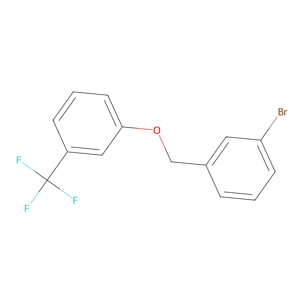 1-Bromo-3-((3-(trifluoromethyl)phenoxy)methyl)benZene molecular structure, CAS 1459833-43-2
