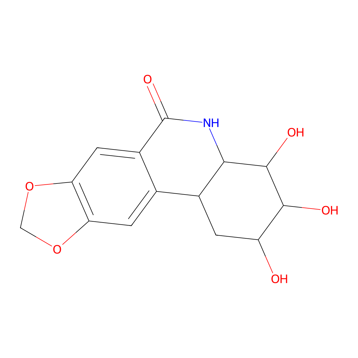 Trans-Dihydrolycoricidine molecular structure, CAS 145987-74-2