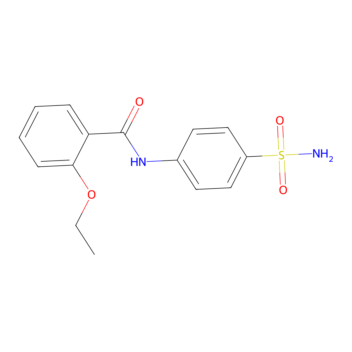 2-ethoxy-N-(4-sulfamoylphenyl)benzamide molecular structure, CAS 14601-22-0