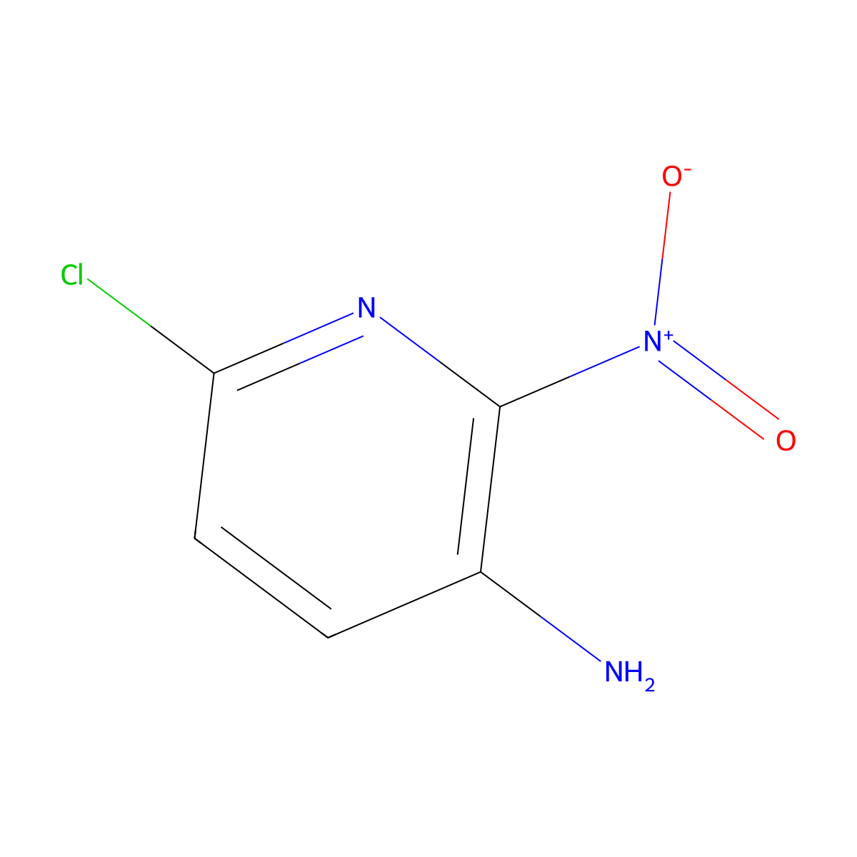 6-Chloro-2-nitropyridin-3-amine molecular structure, CAS 146015-42-1