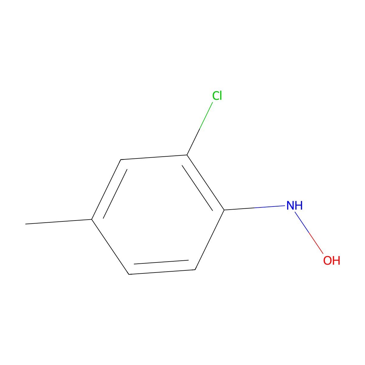N-(2-Chloro-4-methylphenyl)hydroxylamine molecular structure, CAS 146019-40-1