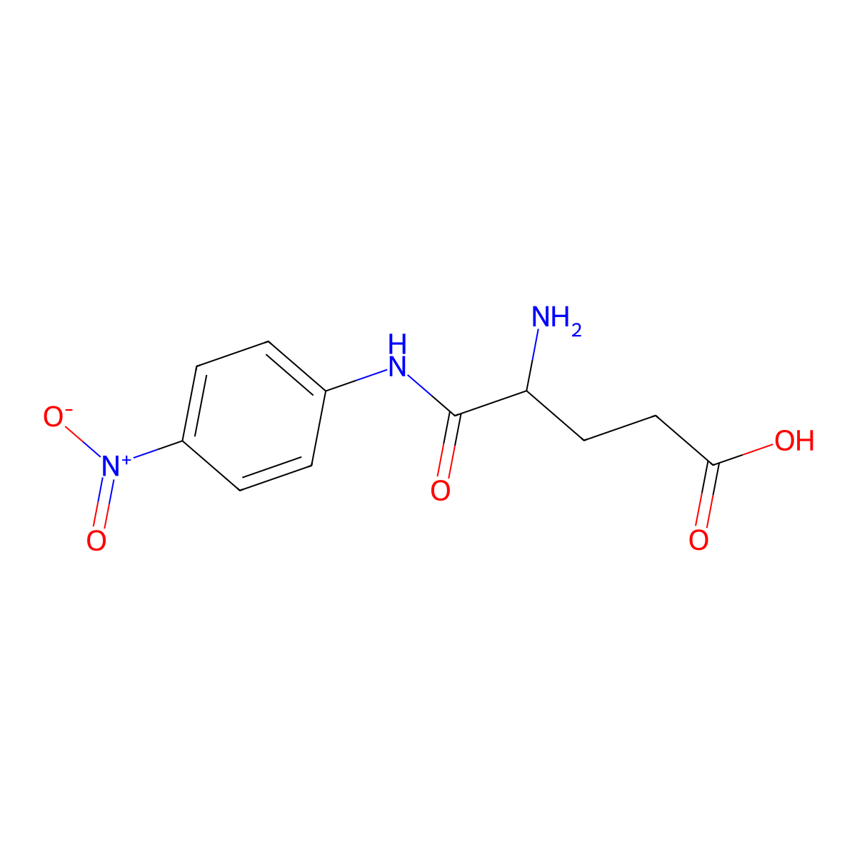 (4S)-4-amino-4-[N-(4-nitrophenyl)carbamoyl]butanoic acid molecular structure, CAS 1460246-34-7