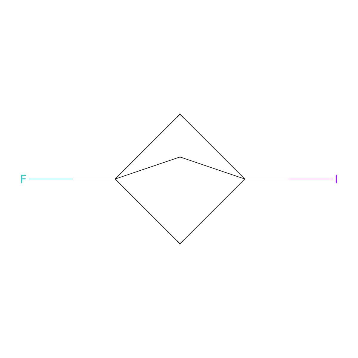 1-Fluoro-3-iodobicyclo[1.1.1]pentane molecular structure, CAS 146038-59-7
