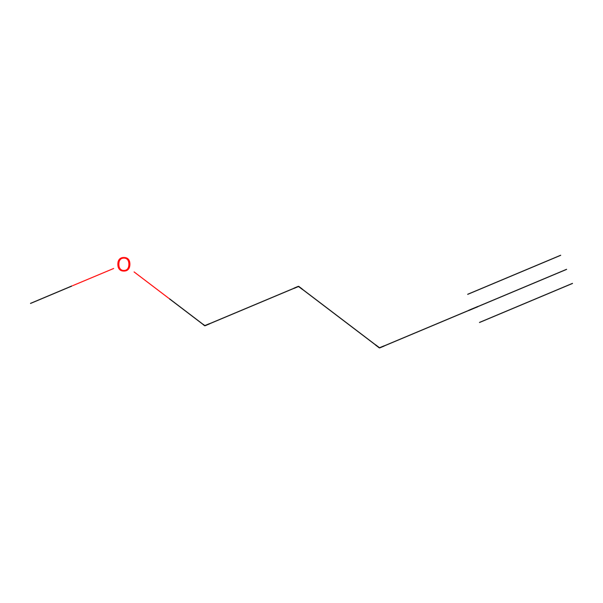5-Methoxypent-1-yne molecular structure, CAS 14604-44-5