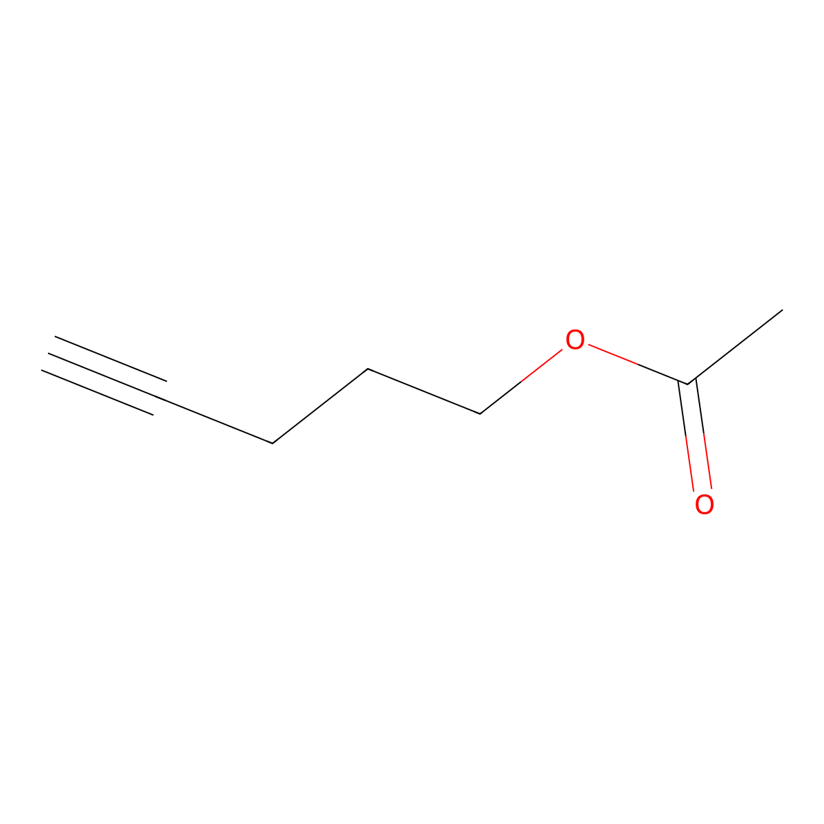 4-Pentyn-1-YL acetate molecular structure, CAS 14604-46-7