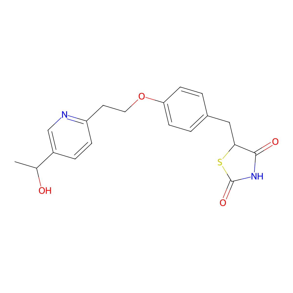 Leriglitazone molecular structure, CAS 146062-44-4