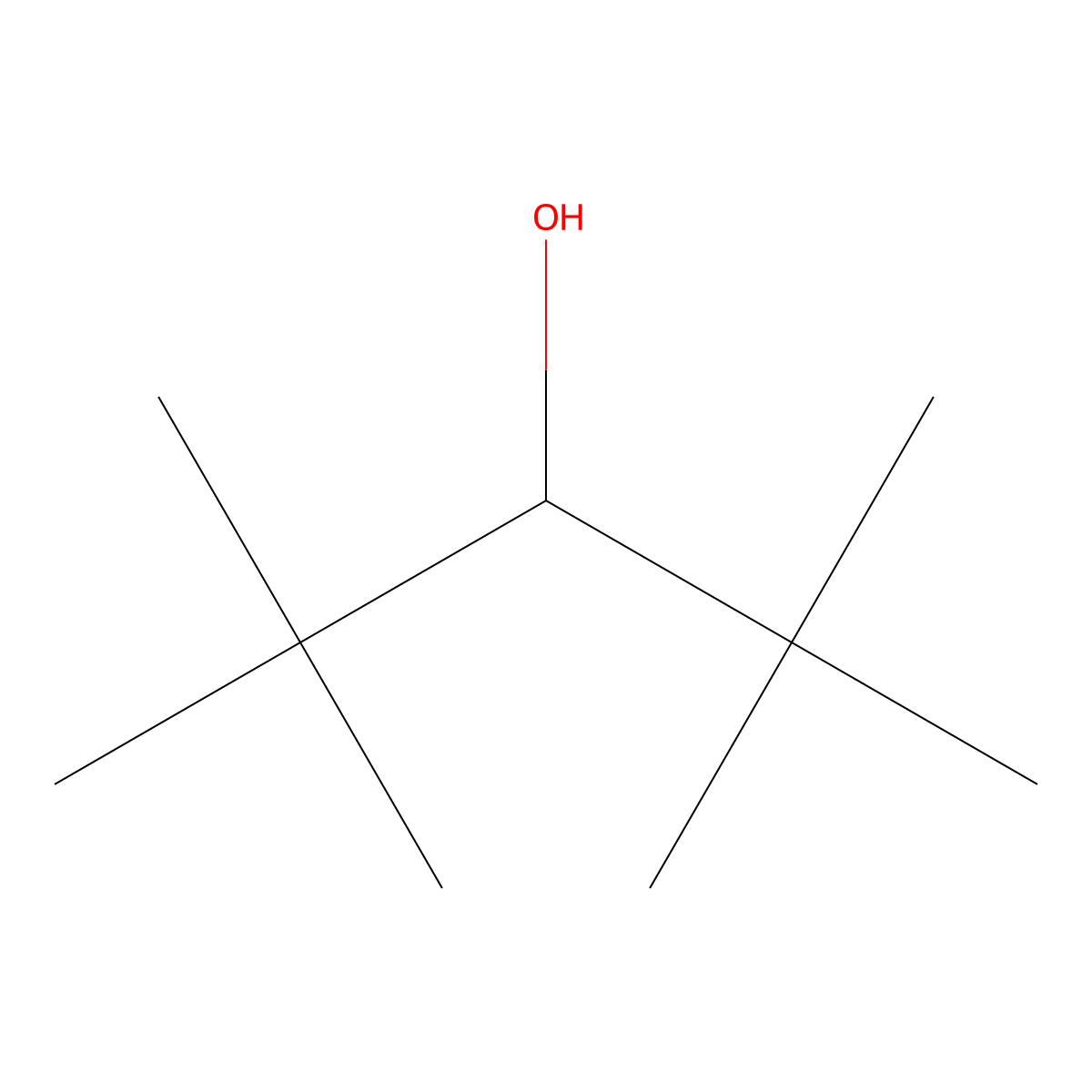 2,2,4,4-Tetramethylpentan-3-ol molecular structure, CAS 14609-79-1