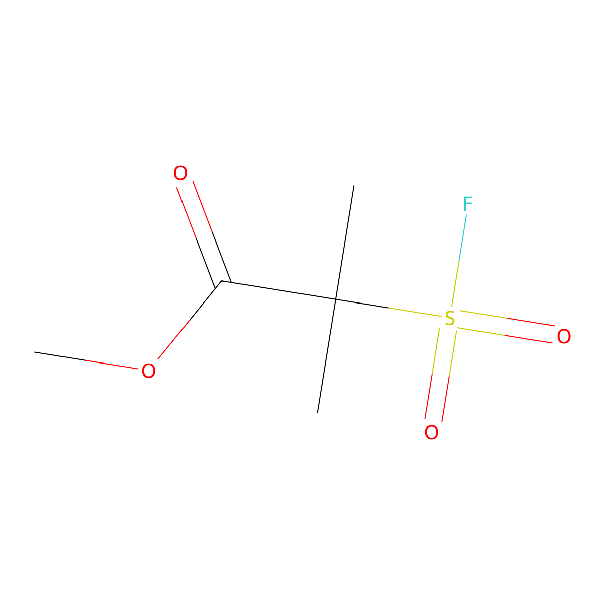 Methyl 2-methyl-2-sulfopropanoate molecular structure, CAS 146140-34-3