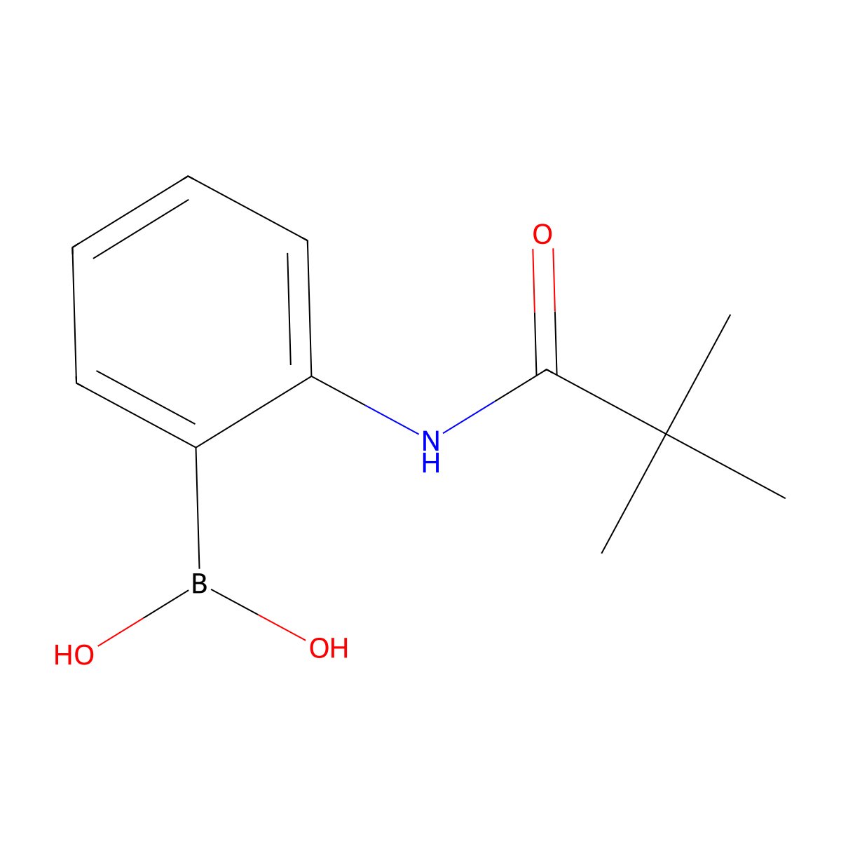 2-(Pivalamido)phenylboronic Acid molecular structure, CAS 146140-95-6