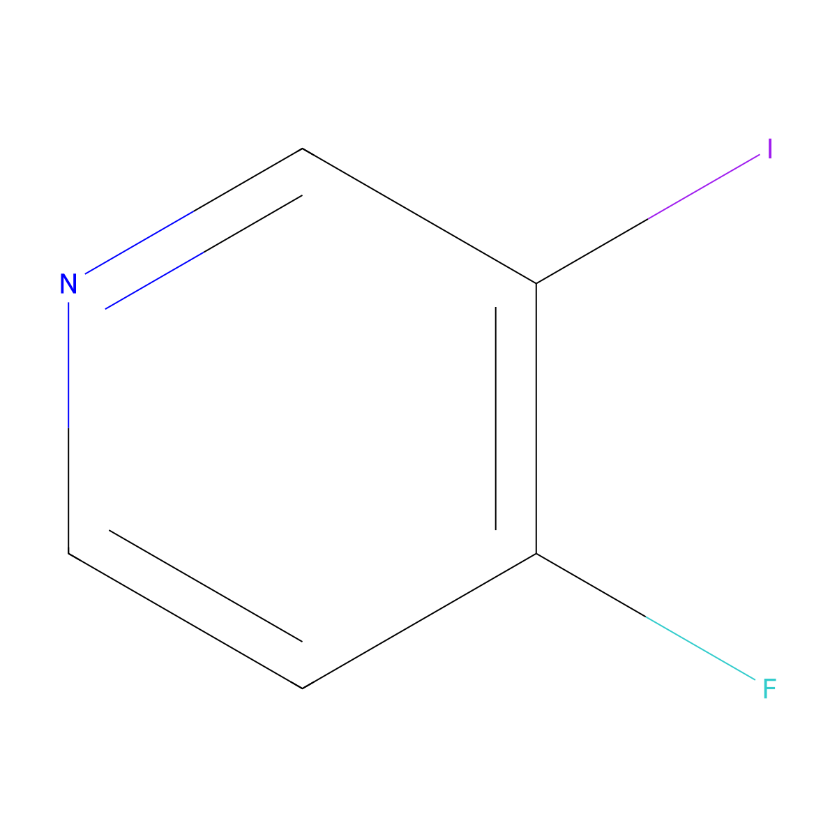 4-Fluoro-3-iodopyridine molecular structure, CAS 146141-03-9