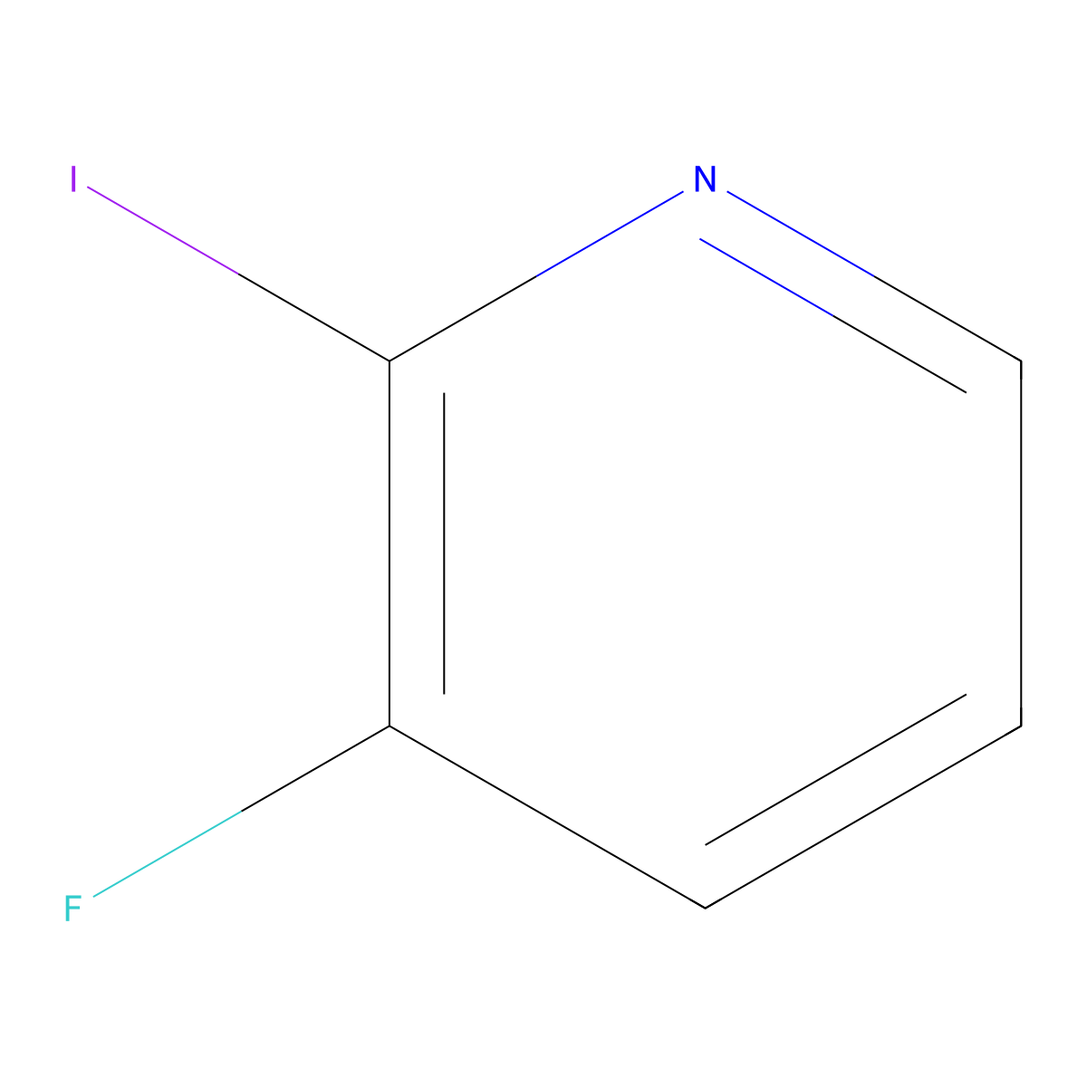 3-Fluoro-2-iodopyridine molecular structure, CAS 146141-04-0