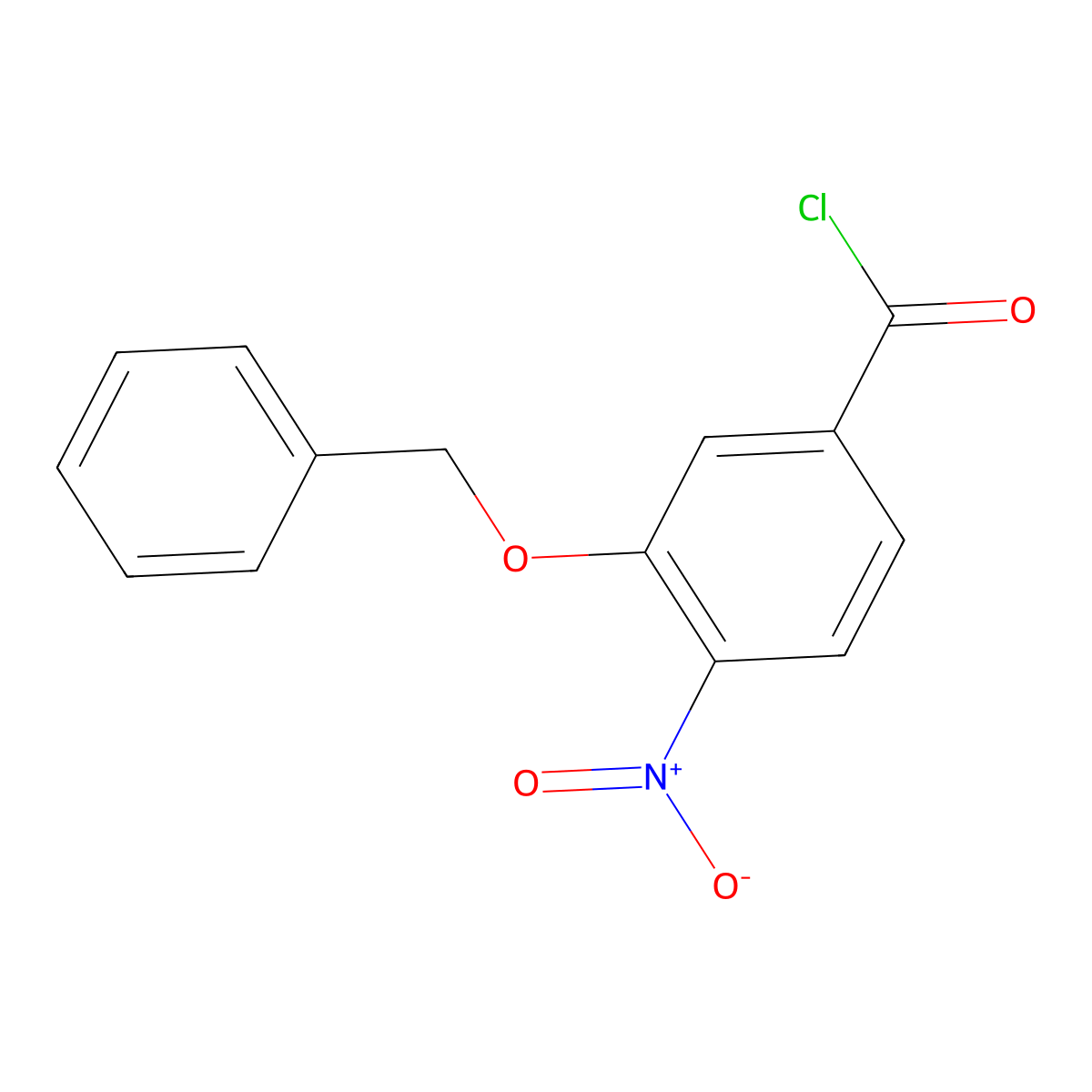 3-(Benzyloxy)-4-nitrobenzoyl chloride molecular structure, CAS 14617-30-2