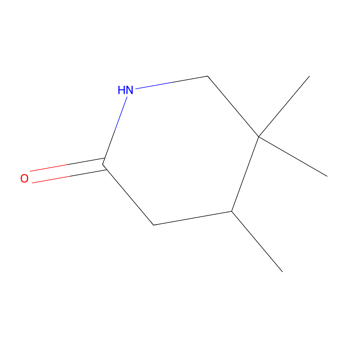4,5,5-Trimethylpiperidin-2-one molecular structure, CAS 1461704-94-8