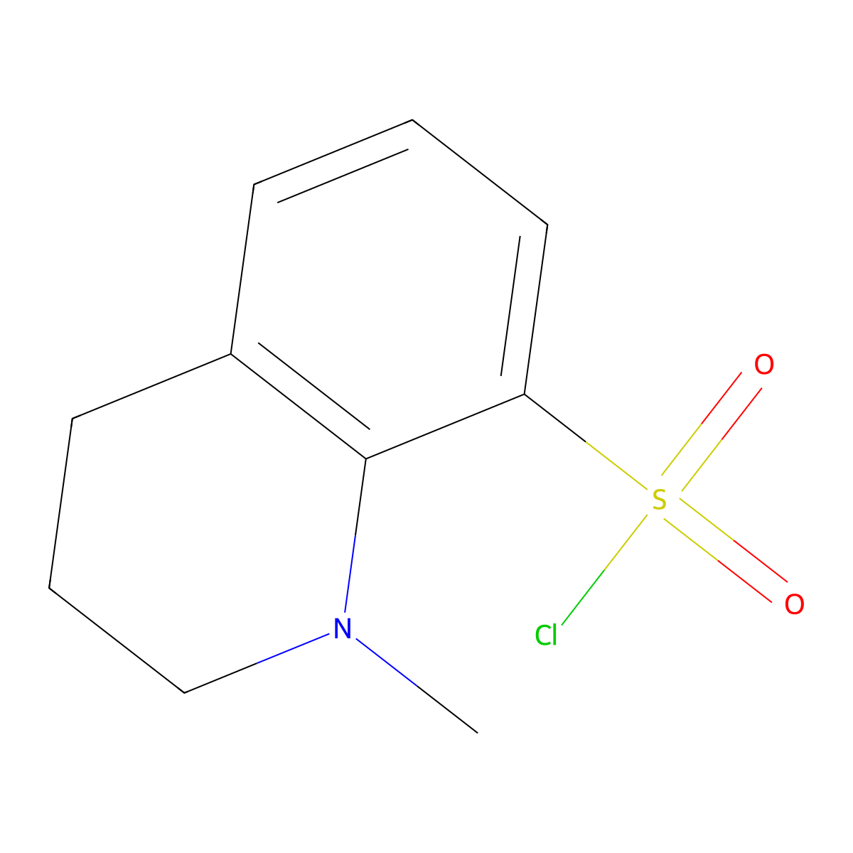 1-Methyl-1,2,3,4-tetrahydroquinoline-8-sulfonyl chloride molecular structure, CAS 1461705-17-8