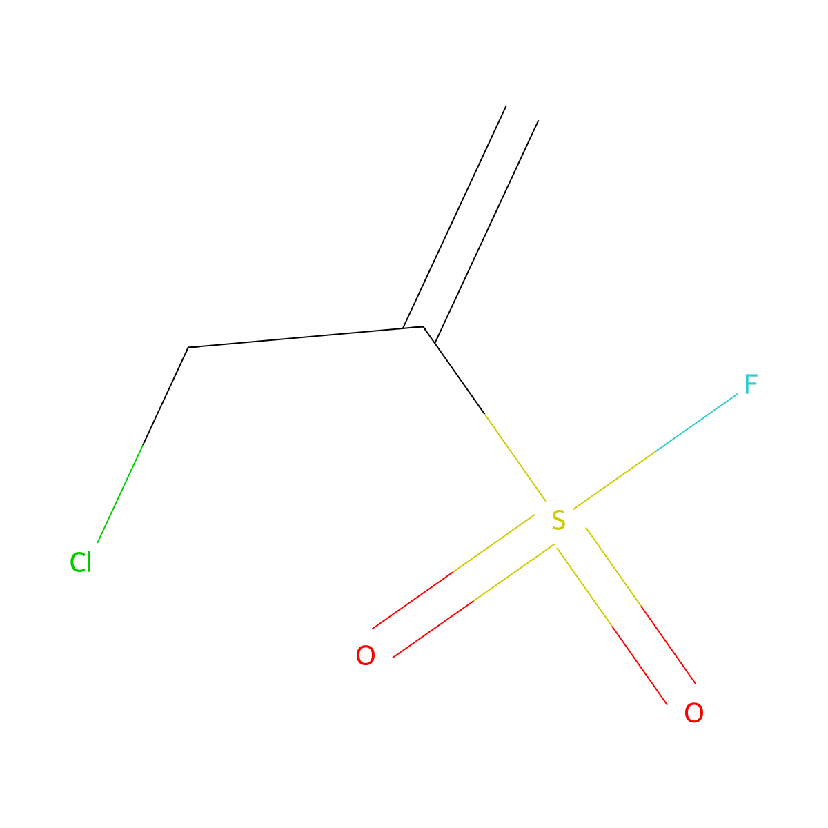 3-Chloroprop-1-ene-2-sulfonyl fluoride molecular structure, CAS 1461708-04-2