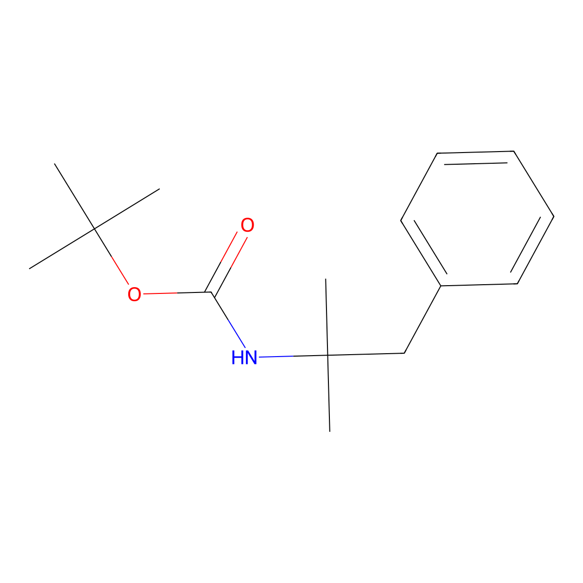 Carbamic acid, N-(1,1-dimethyl-2-phenylethyl)-, 1,1-dimethylethyl ester molecular structure, CAS 1461714-63-5