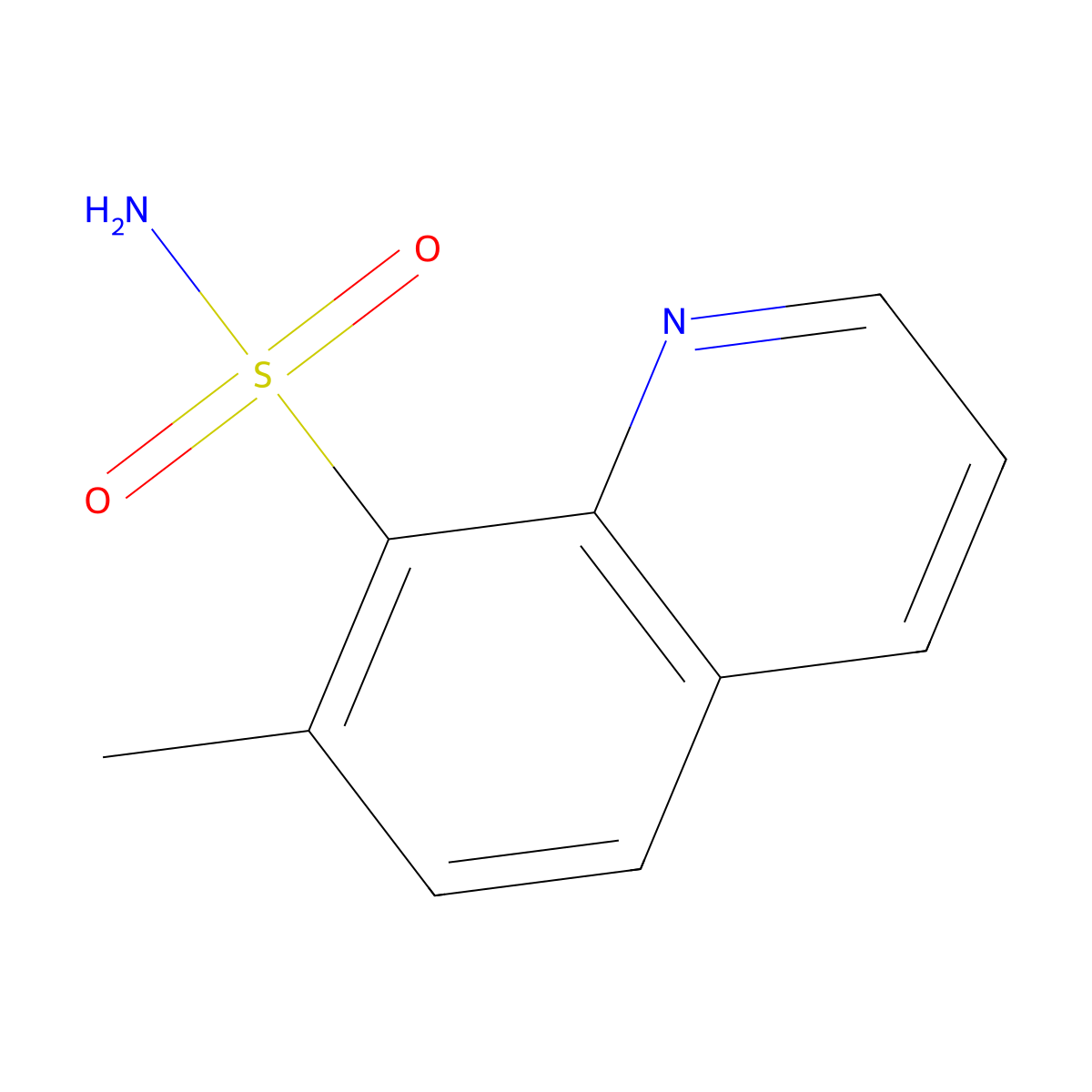 7-Methylquinoline-8-sulfonamide molecular structure, CAS 1461714-87-3