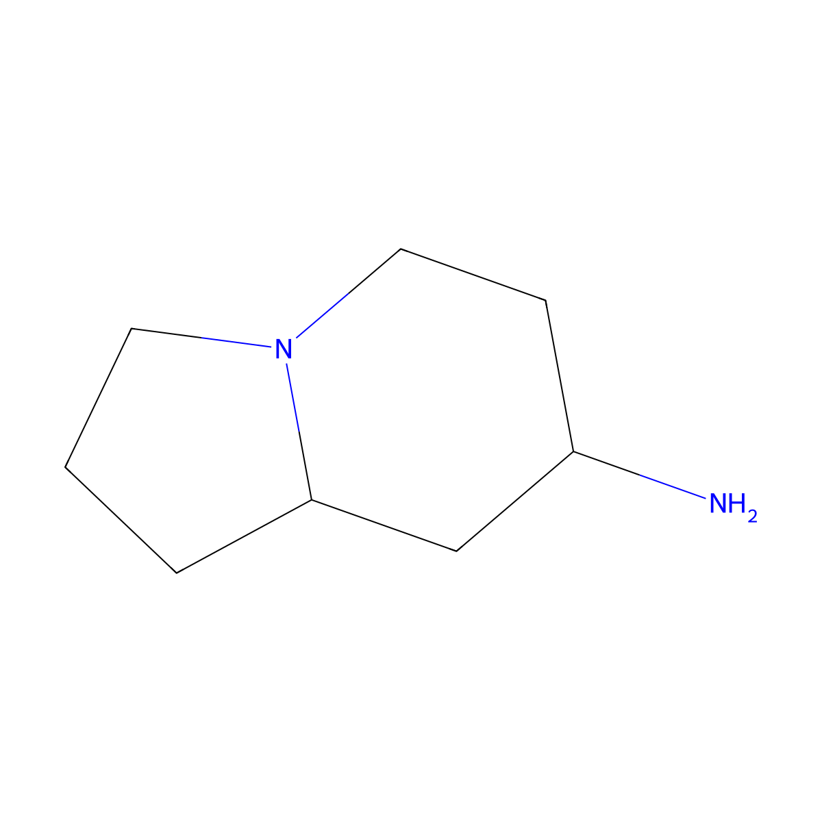 (7S)-Octahydroindolizin-7-amine molecular structure, CAS 1461742-97-1