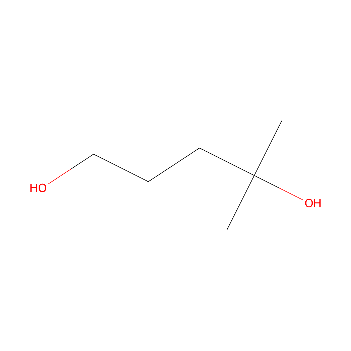 4-Methylpentane-1,4-diol molecular structure, CAS 1462-10-8