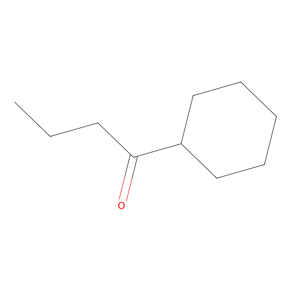 1-Cyclohexylbutan-1-one molecular structure, CAS 1462-27-7