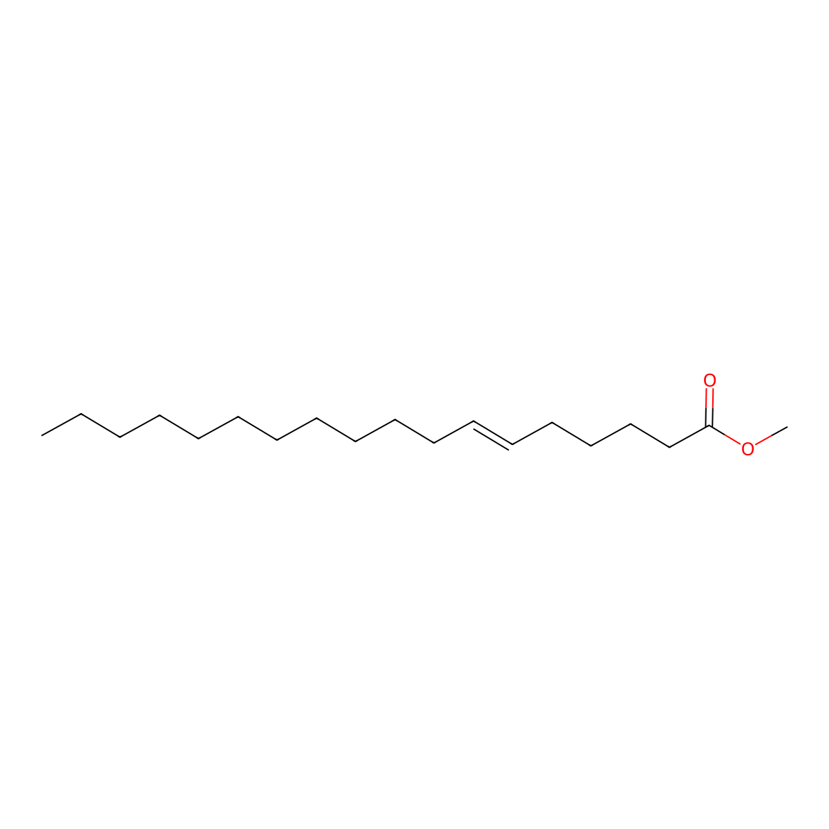 Methyl 6-octadecenoate molecular structure, CAS 14620-36-1