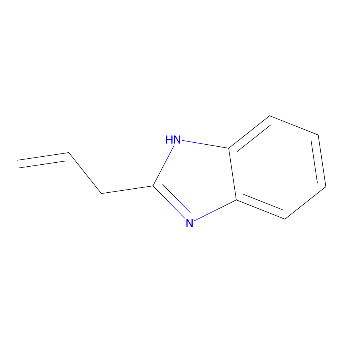2-Allyl-1H-benzo[d]imidazole molecular structure, CAS 14625-03-7