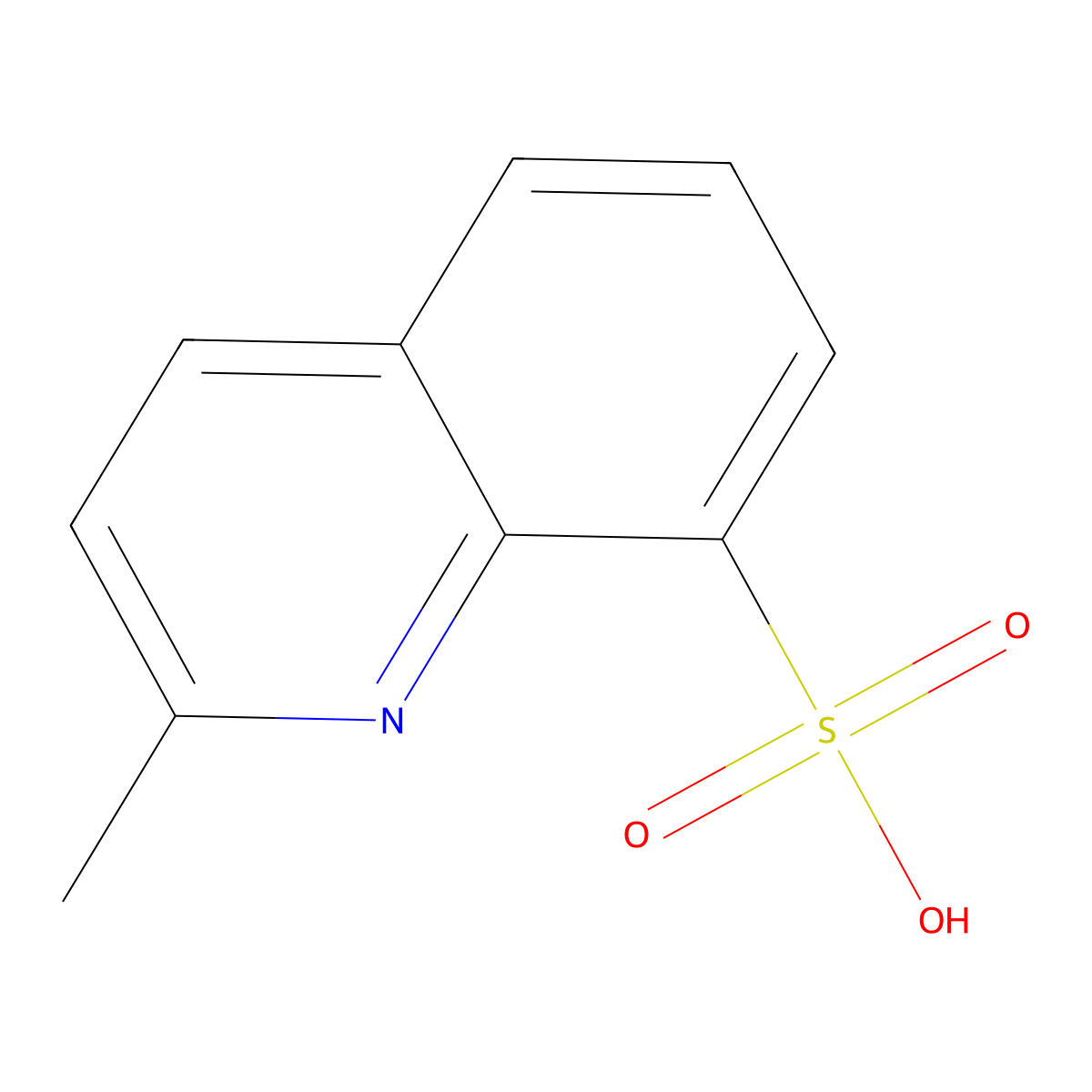 Quinaldine-8-sulfonic acid molecular structure, CAS 146257-38-7