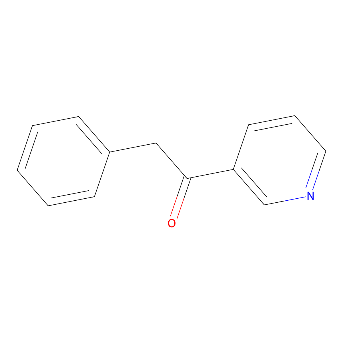 2-Phenyl-1-pyridin-3-yl-ethanone molecular structure, CAS 14627-92-0