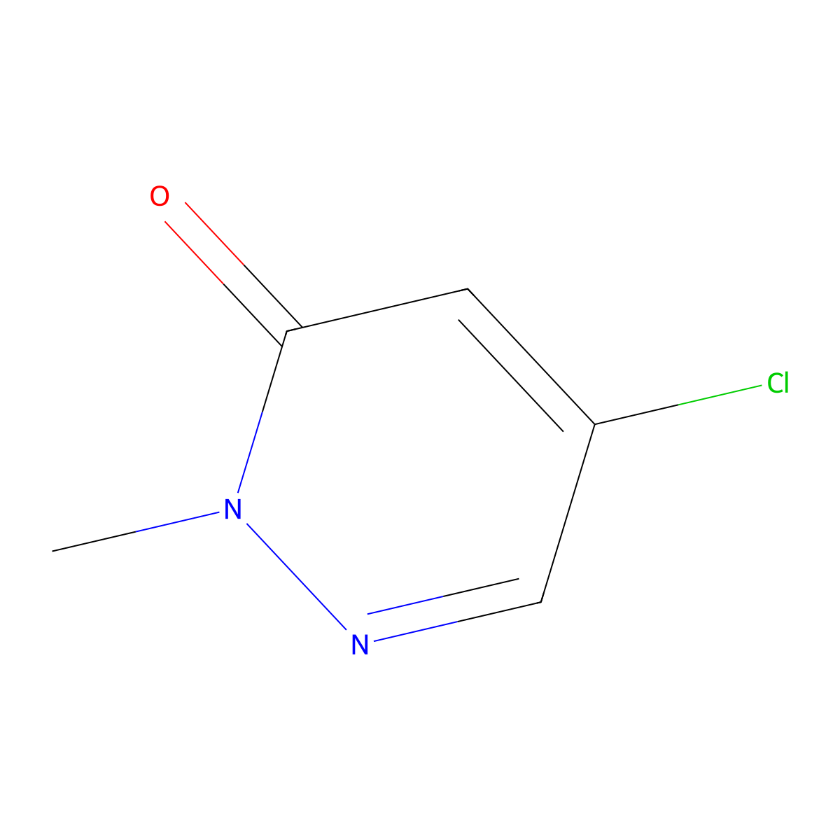 5-Chloro-2-methylpyridazin-3(2H)-one molecular structure, CAS 14628-34-3