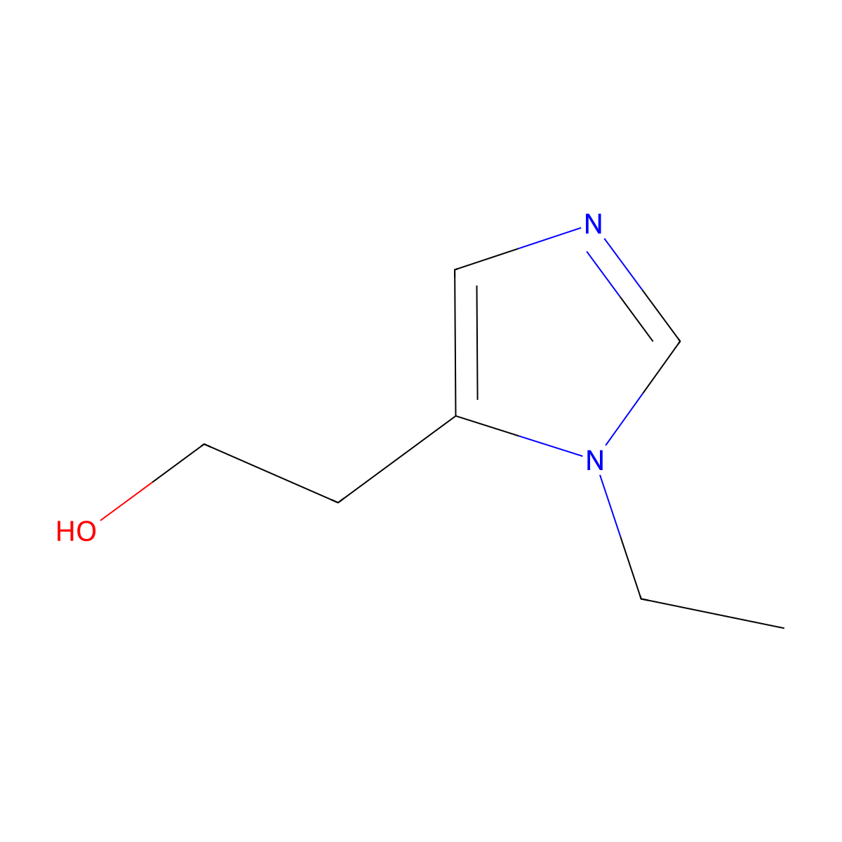 2-(1-Ethyl-1h-imidazol-5-yl)ethan-1-ol molecular structure, CAS 1462859-49-9
