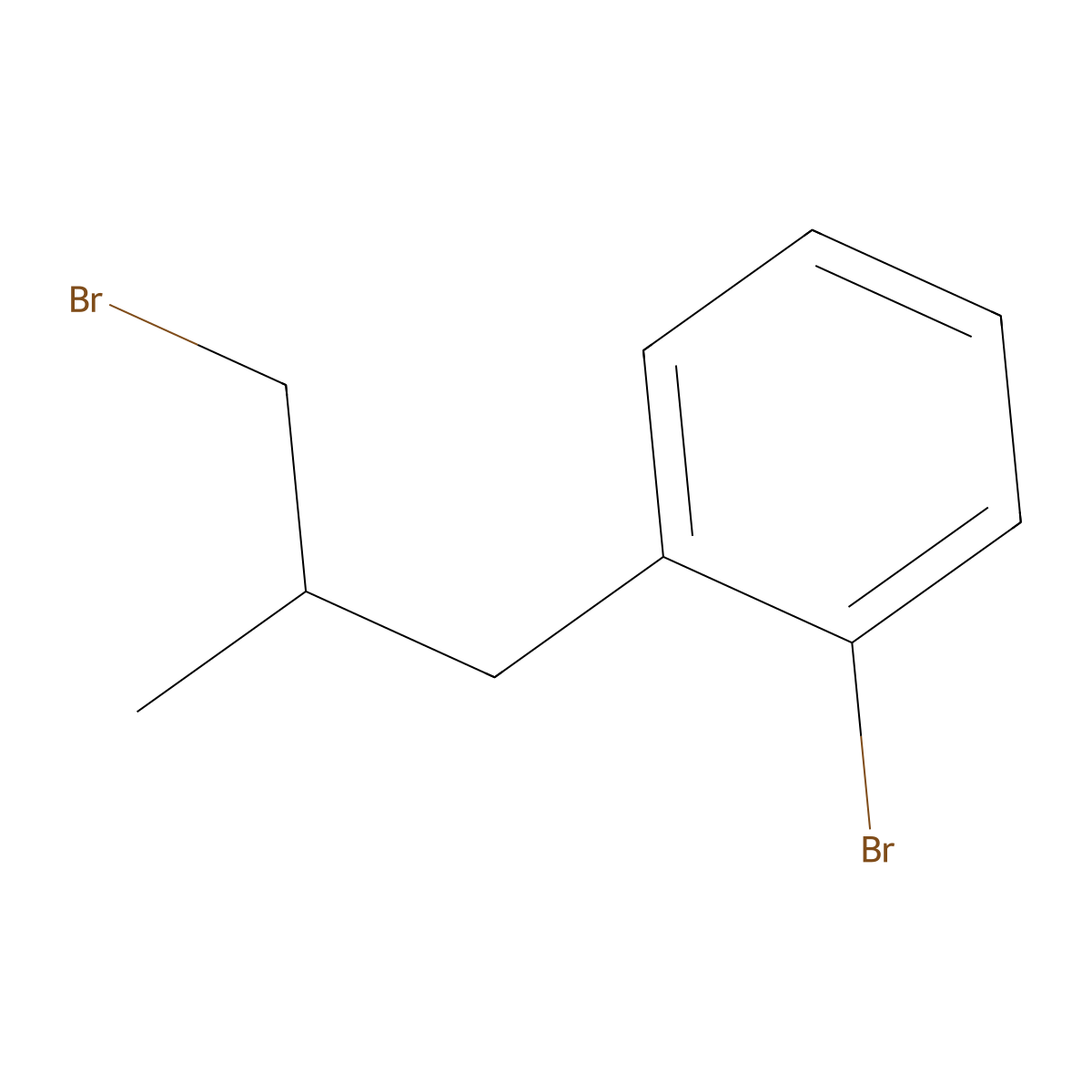 1-Bromo-2-(3-bromo-2-methylpropyl)benzene molecular structure, CAS 1462903-03-2