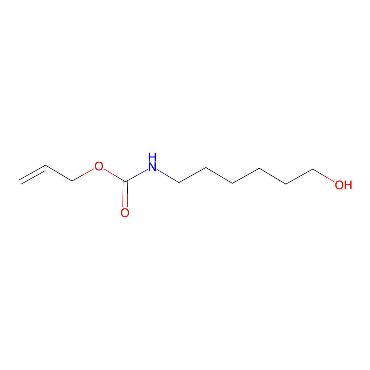 6-(Allyloxycarbonylamino)-1-hexanol molecular structure, CAS 146292-92-4