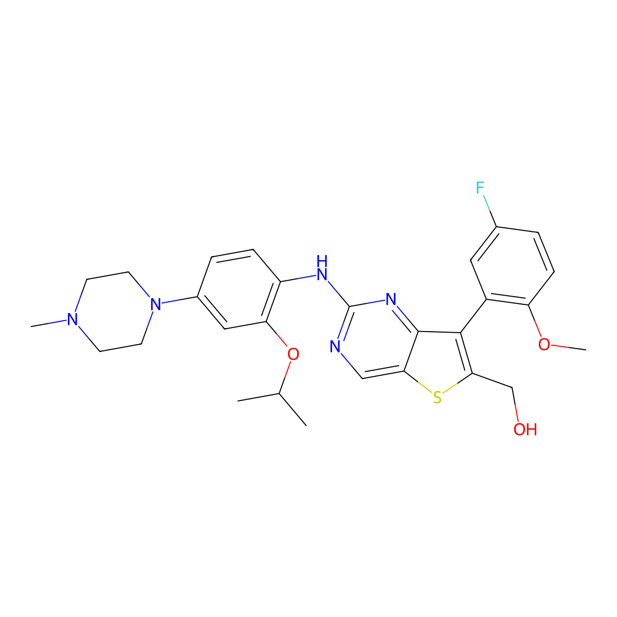 ALK kinase inhibitor-1 molecular structure, CAS 1462949-64-9