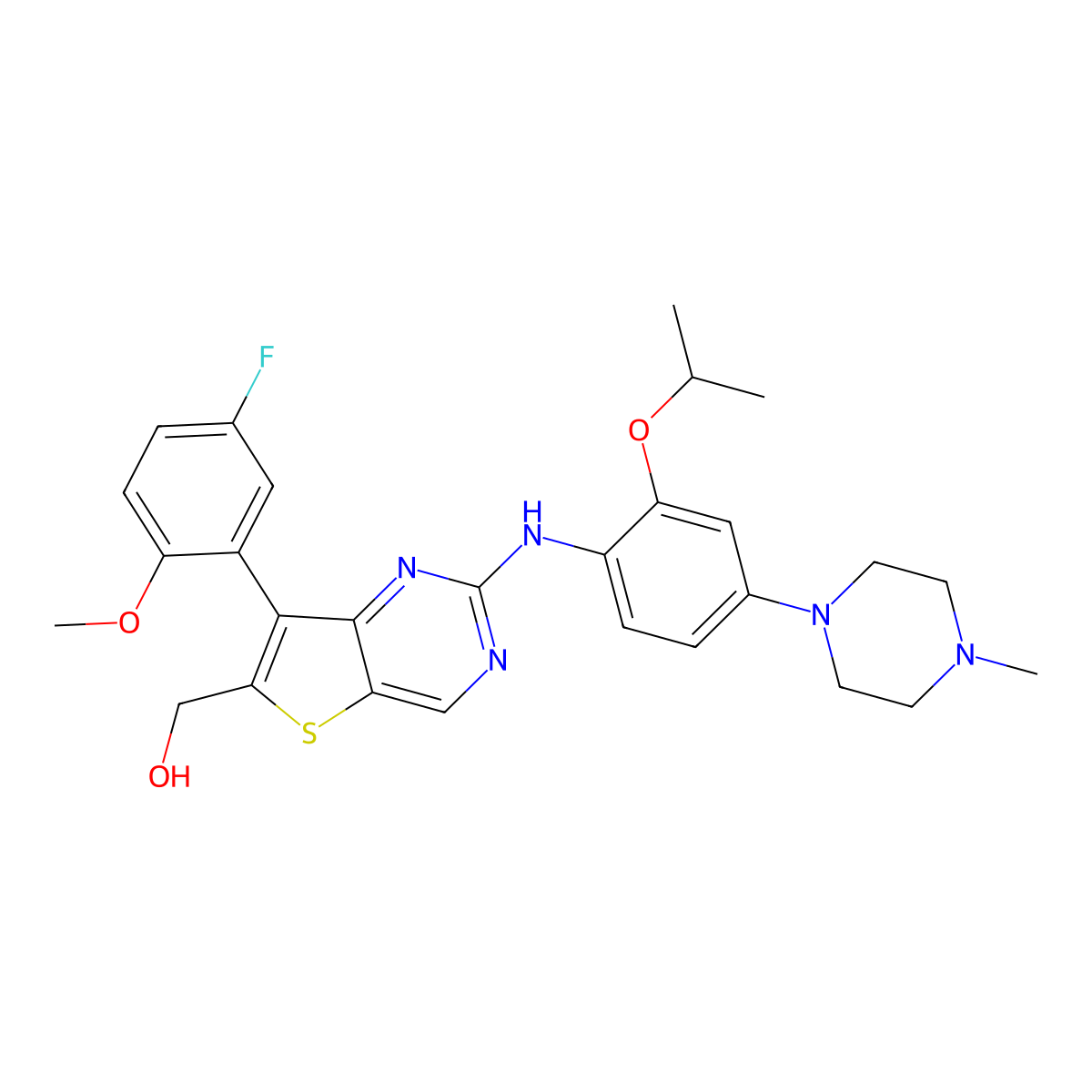 ALK kinase inhibitor-1 molecular structure, CAS 1462949-64-9