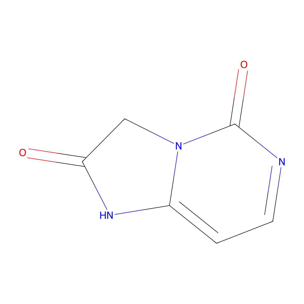 Imidazo[1,2-c]pyrimidine-2,5(3H,6H)-dione molecular structure, CAS 14630-99-0