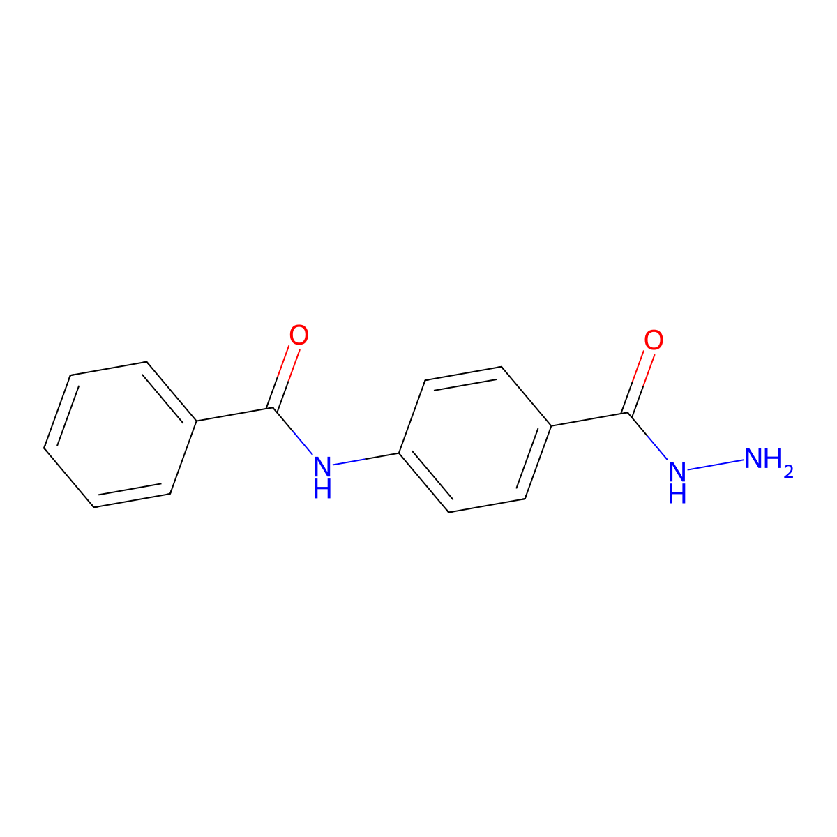 N-[4-(Hydrazinocarbonyl)phenyl]benzamide molecular structure, CAS 146305-29-5