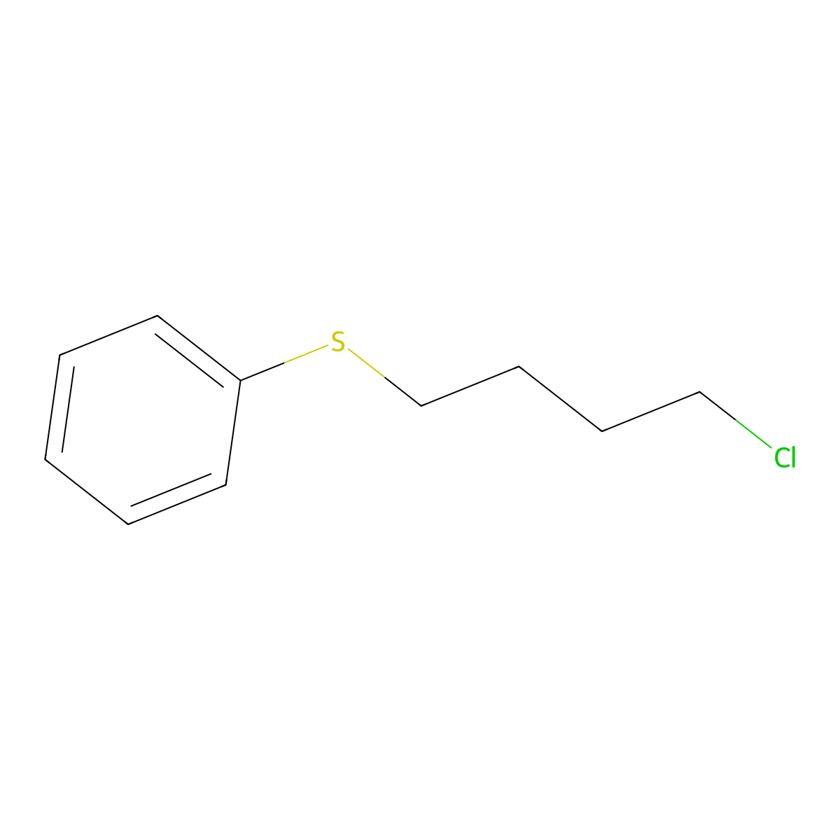 [(4-Chlorobutyl)sulfanyl]benzene molecular structure, CAS 14633-31-9