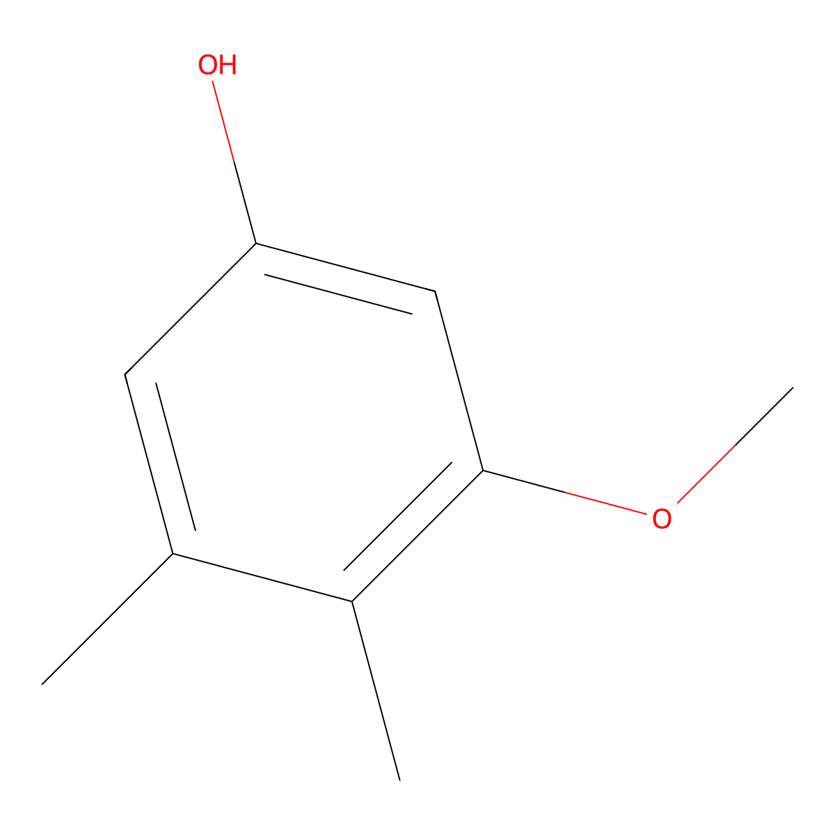3-Methoxy-4,5-dimethylphenol molecular structure, CAS 146335-37-7