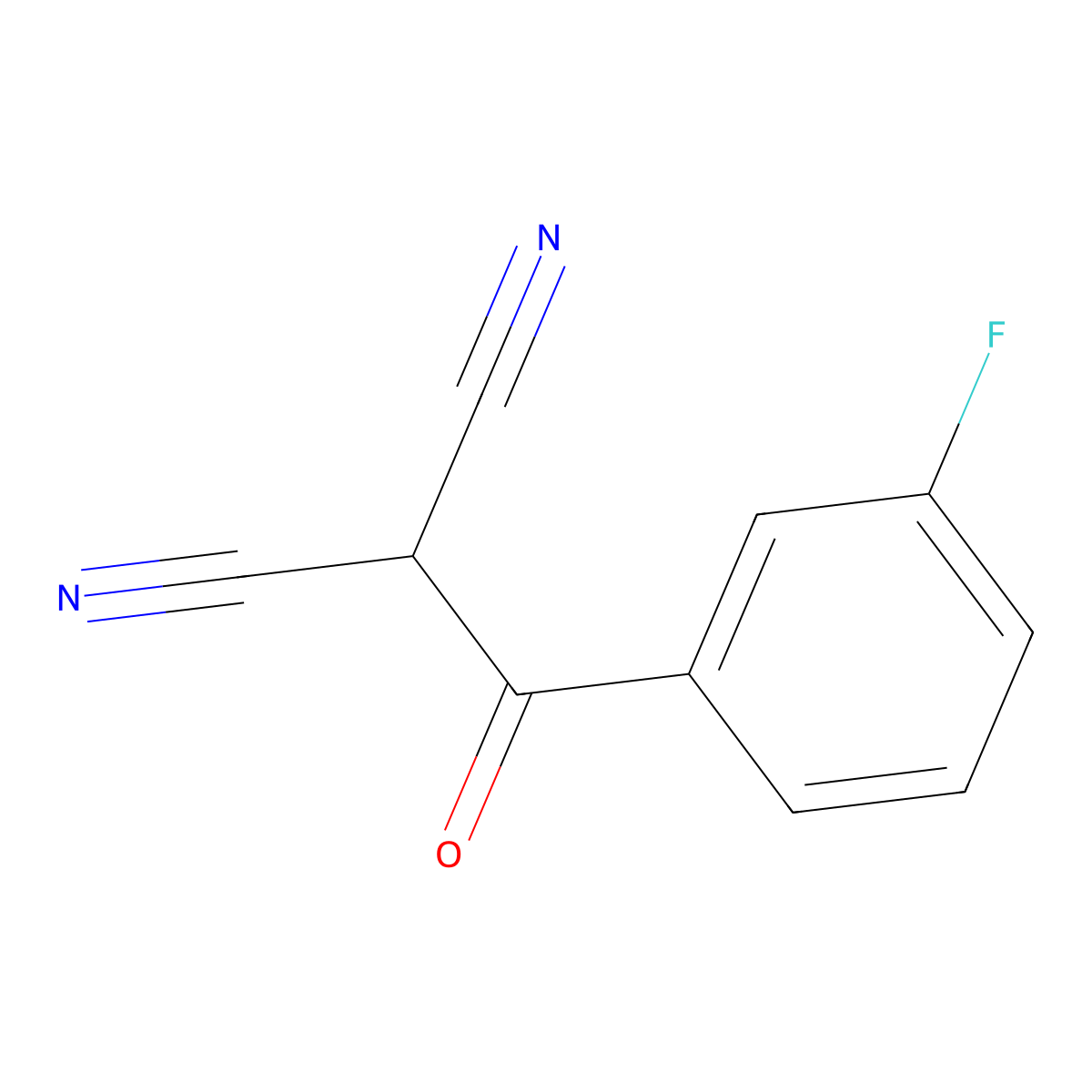 2-(3-Fluorobenzoyl)propanedinitrile molecular structure, CAS 1463506-79-7