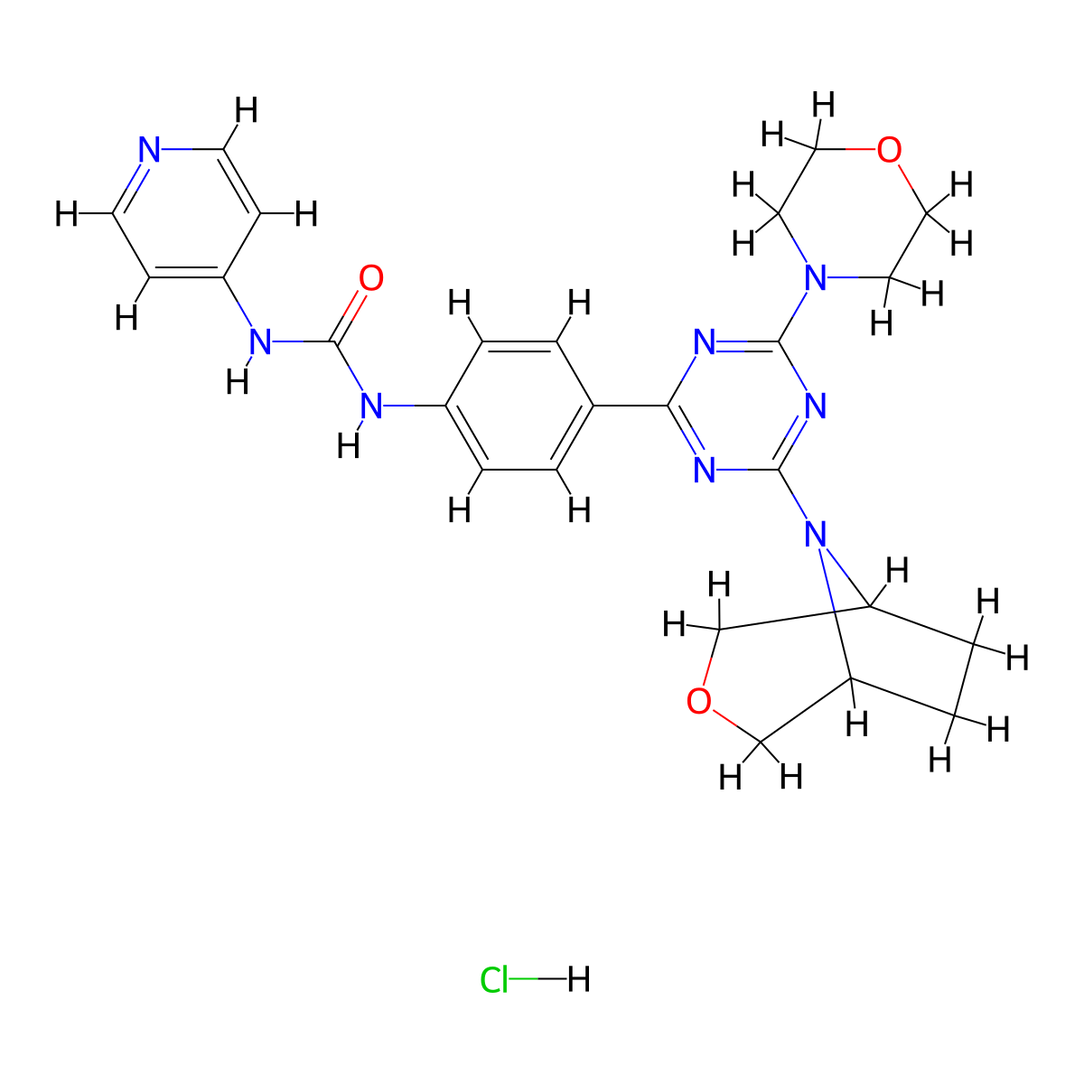 PKI-179 hydrochloride molecular structure, CAS 1463510-35-1
