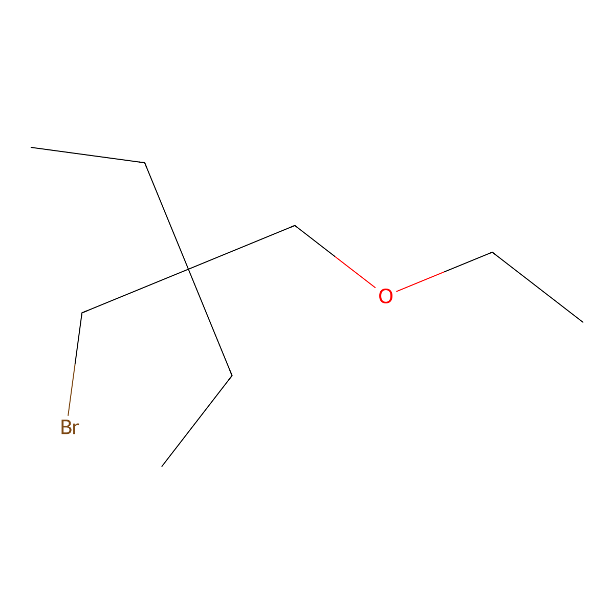 3-(Bromomethyl)-3-(ethoxymethyl)pentane molecular structure, CAS 1463540-43-3