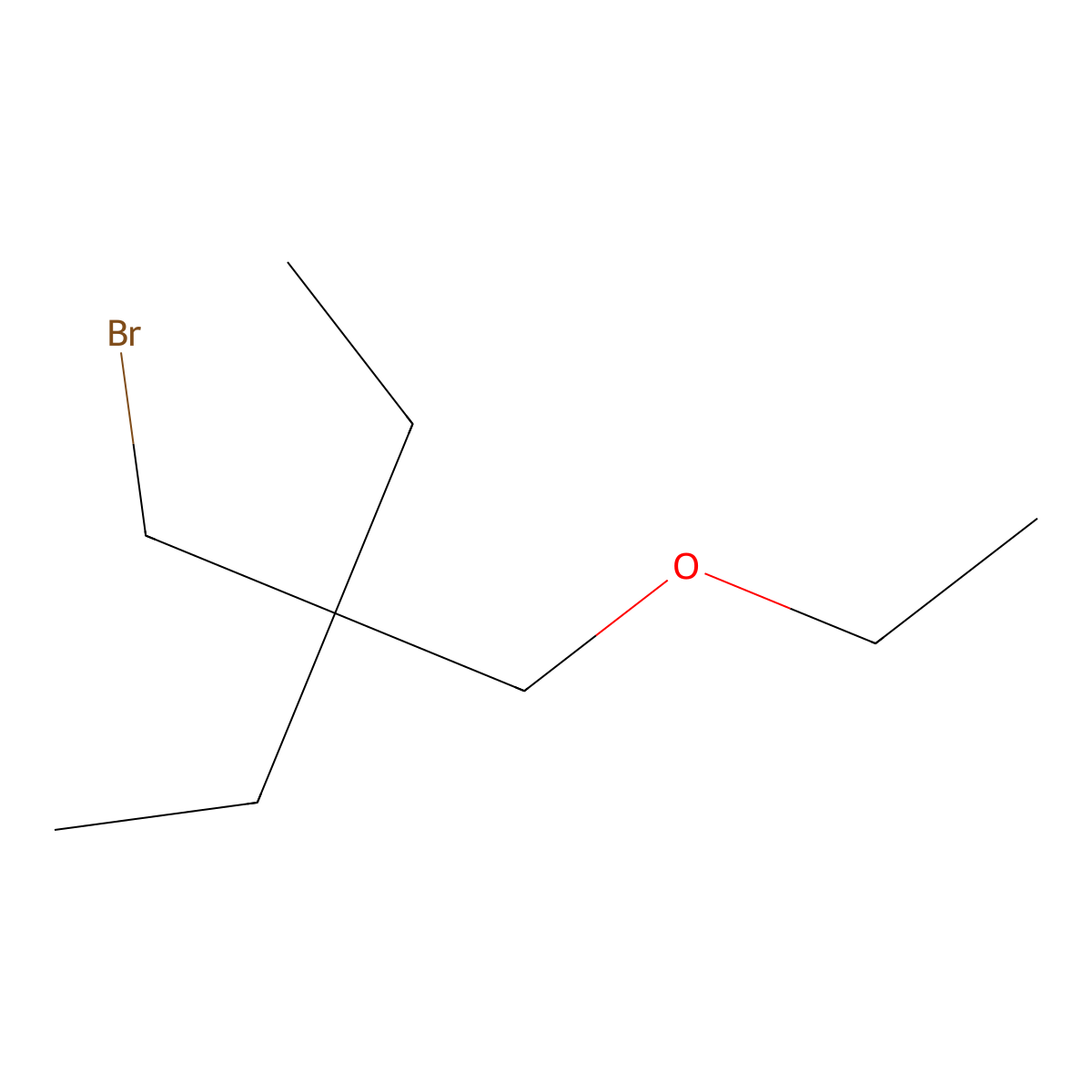 3-(Bromomethyl)-3-(ethoxymethyl)pentane molecular structure, CAS 1463540-43-3