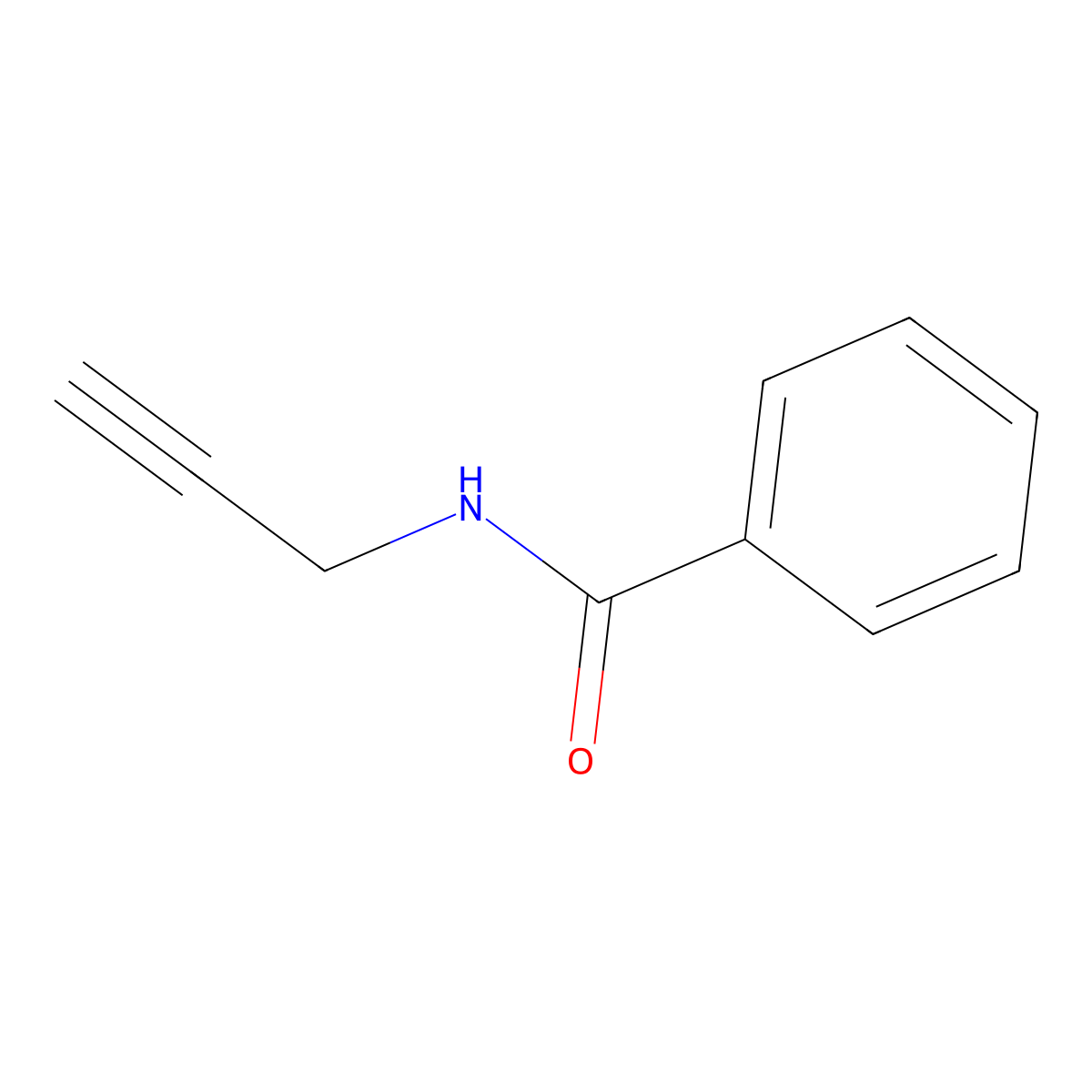 Benzamide, N-2-propynyl- molecular structure, CAS 1464-98-8