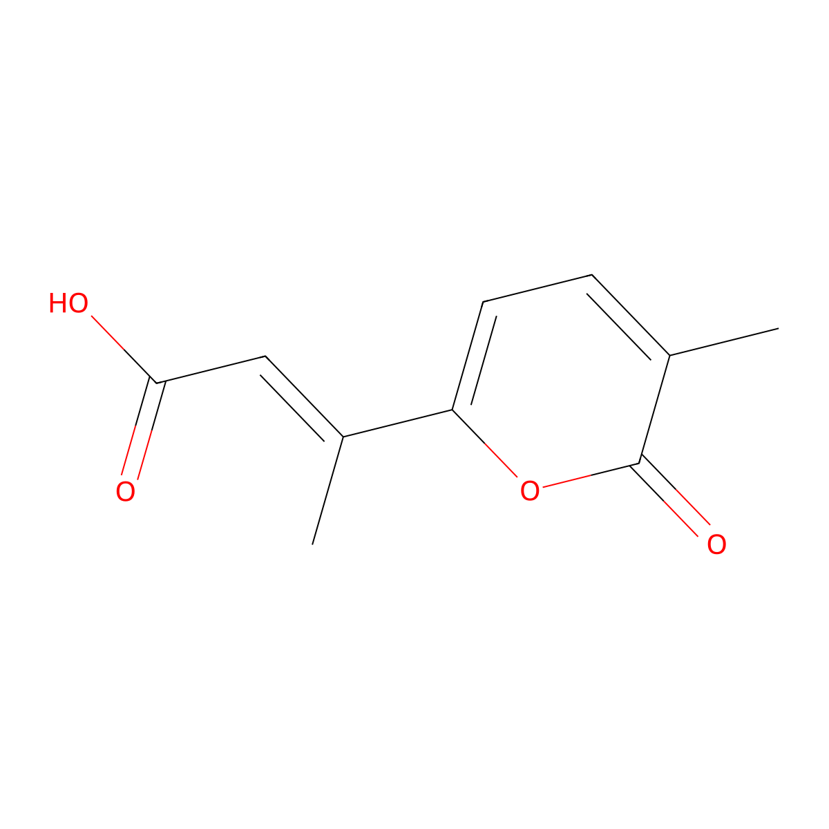 Gibepyrone D molecular structure, CAS 146446-08-4