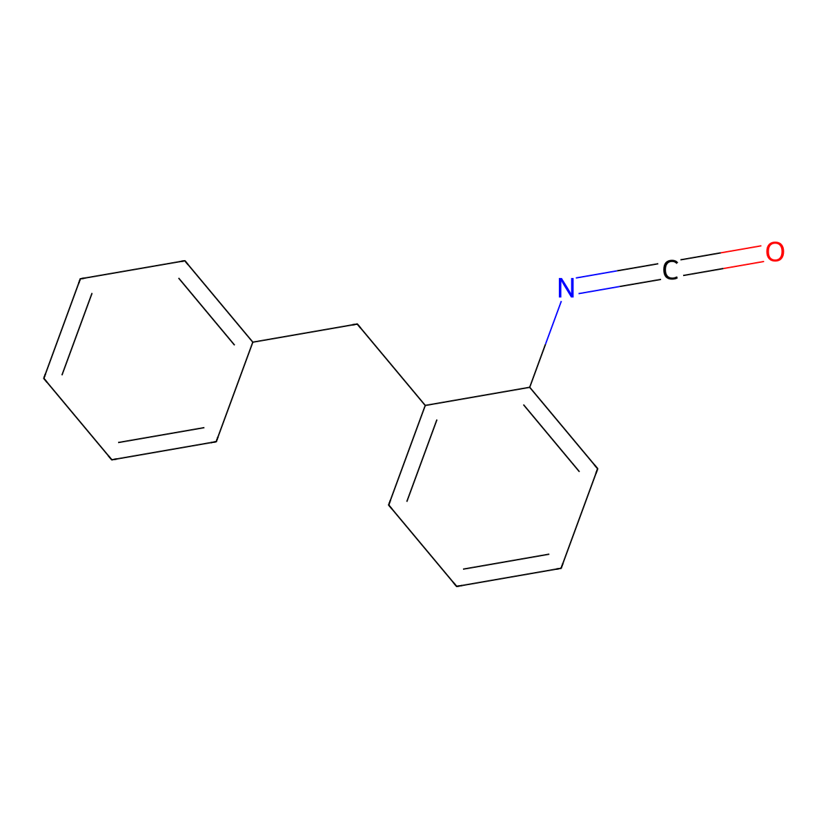 1-Benzyl-2-isocyanatobenzene molecular structure, CAS 146446-96-0
