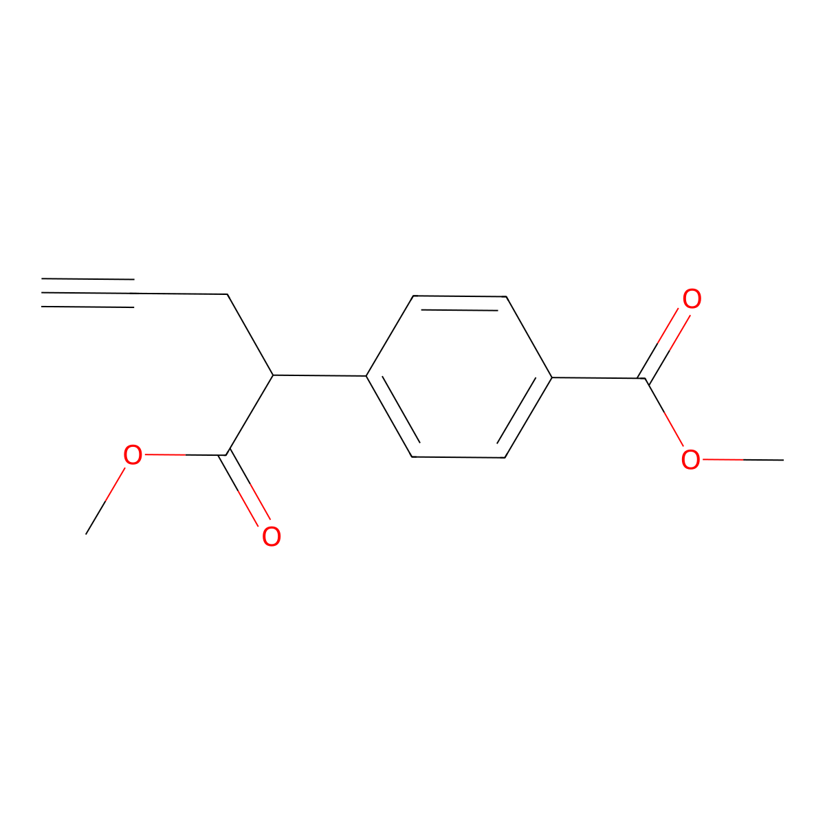 4-(1-Methoxycarbonyl-but-3-ynyl) molecular structure, CAS 146464-90-6
