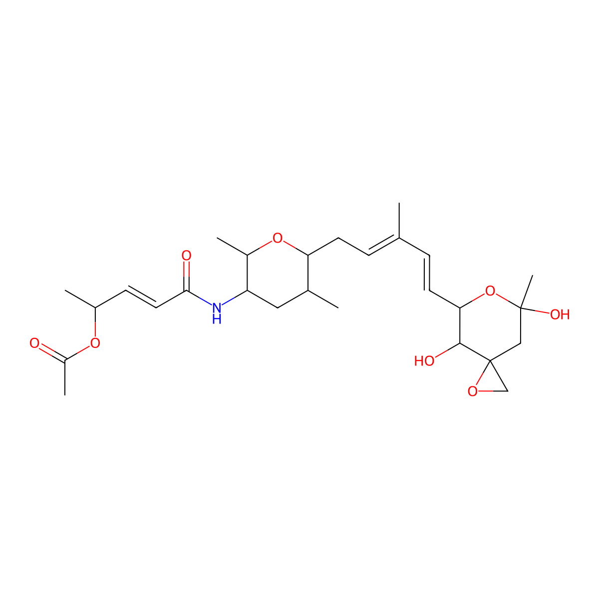 FR901464 molecular structure, CAS 146478-72-0
